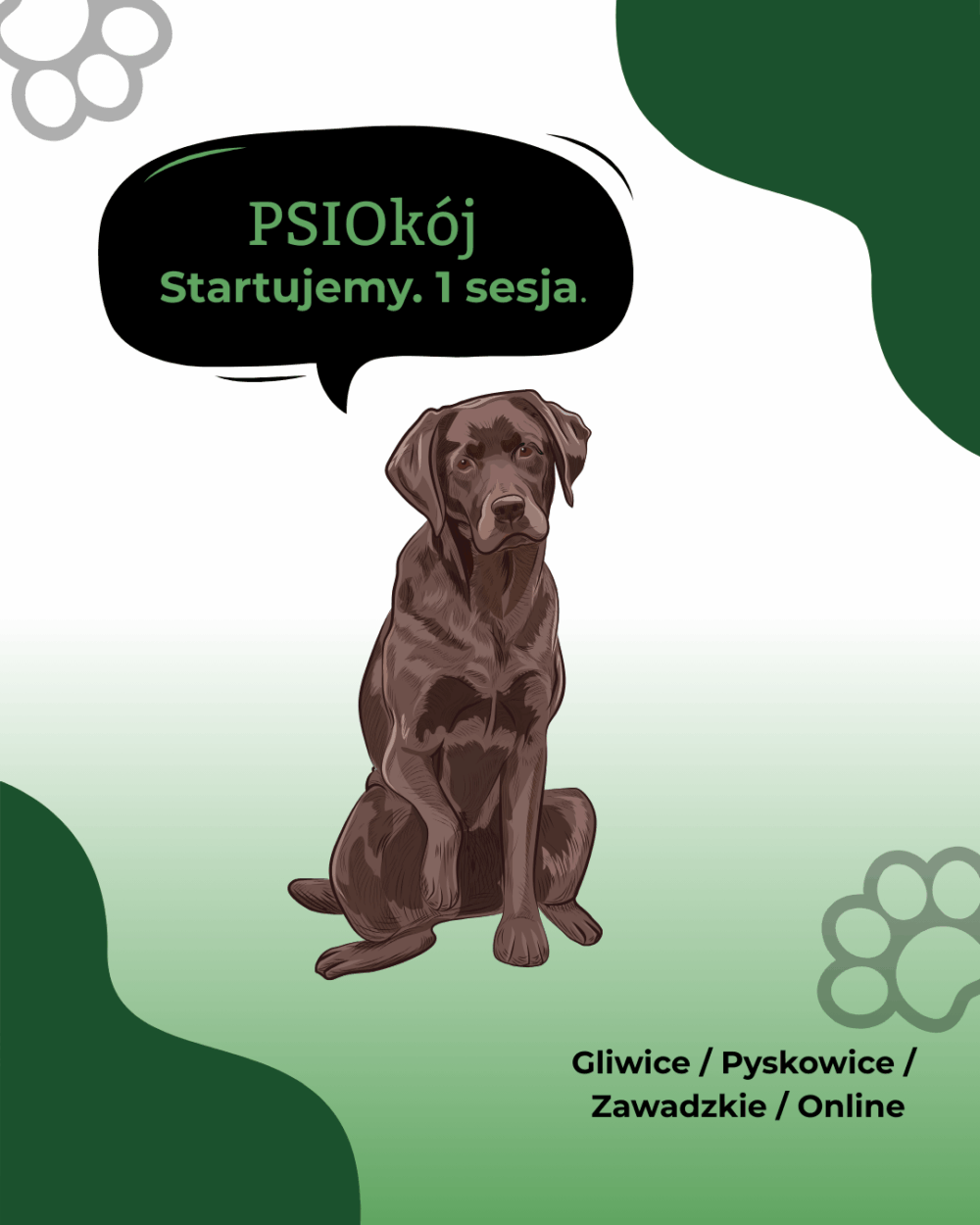 PSIOkój - startujemy.  1 sesja.